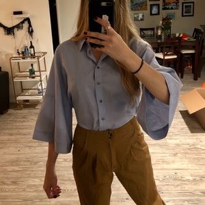Lauren Ralph Lauren bell sleeve shirt